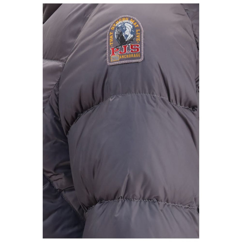 Doudoune longue Parajumpers en duvet d'oie gris