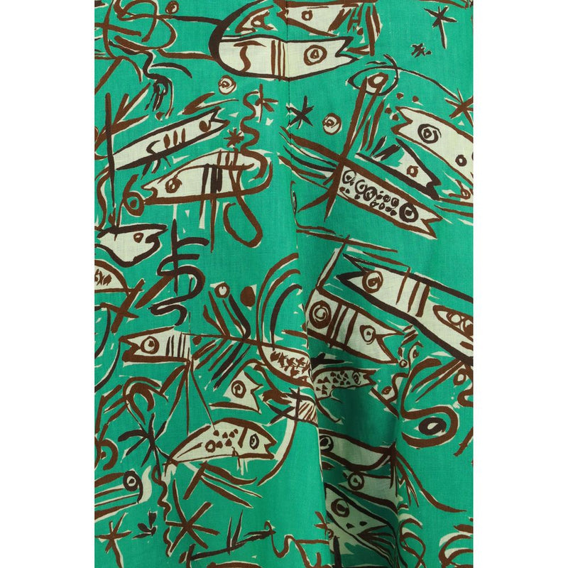 Robe décontractée bicolore en lin Alemais