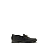 Mocassins à enfiler Ferragamo Bos Taurus en cuir de veau noir