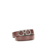 Ceinture Ferragamo Bos Taurus en cuir de veau marron