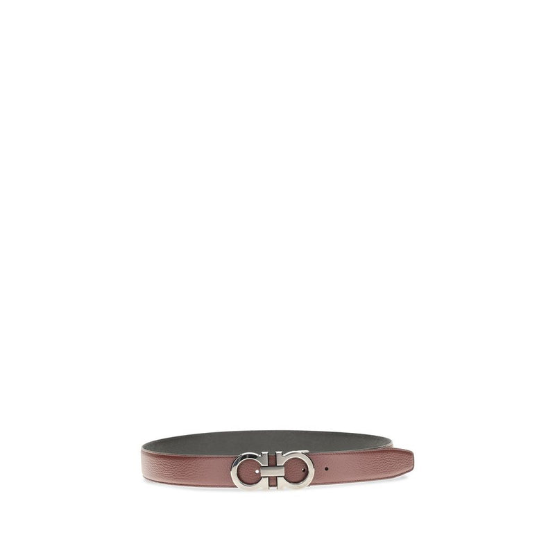 Ferragamo Brown Calf Leather Bos Taurus Belt