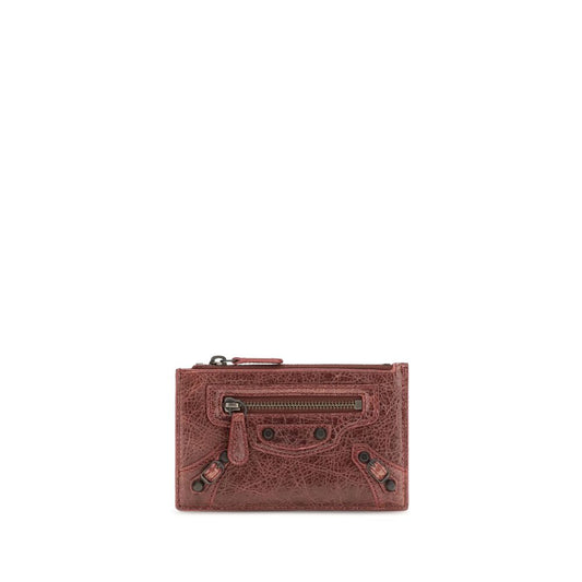 Portefeuille Balenciaga Bordeaux Agneau Ovis Aries Aries