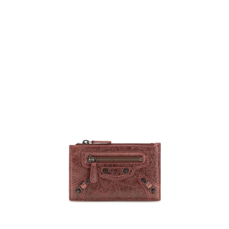 Portefeuille Balenciaga Bordeaux Agneau Ovis Aries Aries