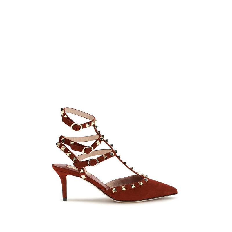 Escarpins Valentino Garavani en cuir suédé multicolore à talons hauts