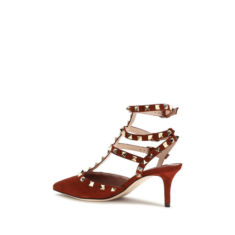 Escarpins Valentino Garavani en cuir suédé multicolore à talons hauts