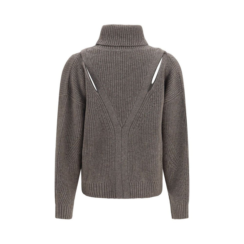 P.A.R.O.S.H. Sweat-shirt en laine beige Oves Aries