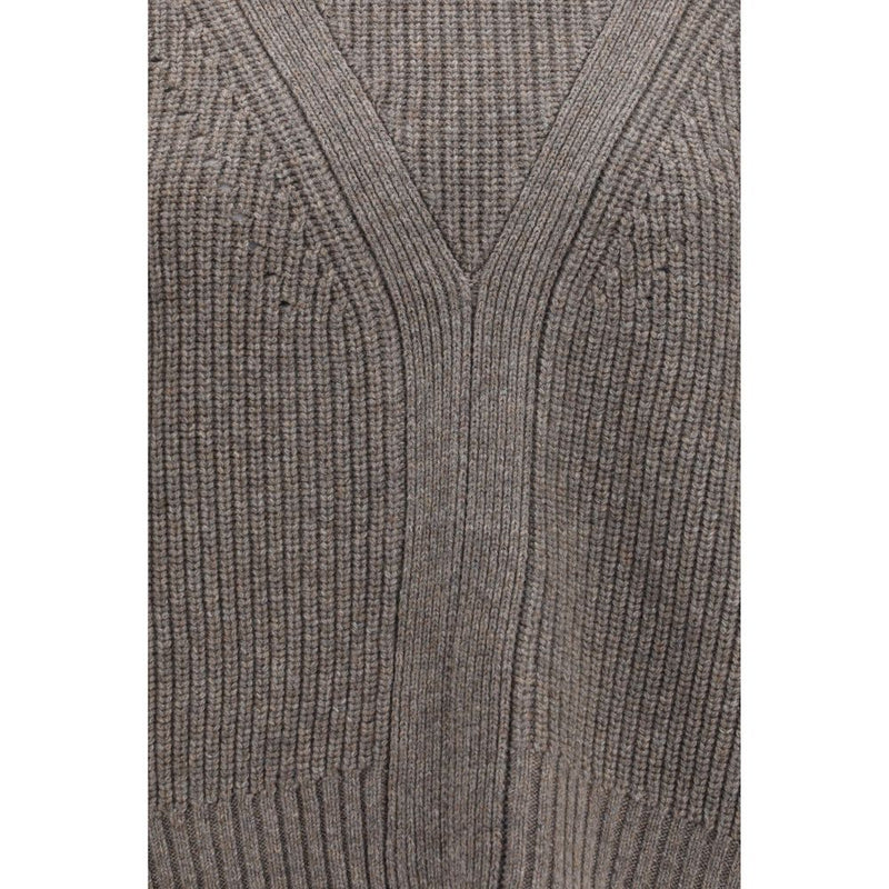 P.A.R.O.S.H. Sweat-shirt en laine beige Oves Aries