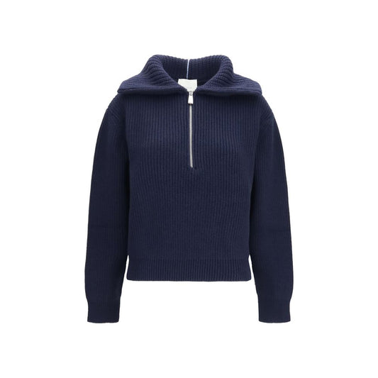 Polo Malo en cachemire bleu