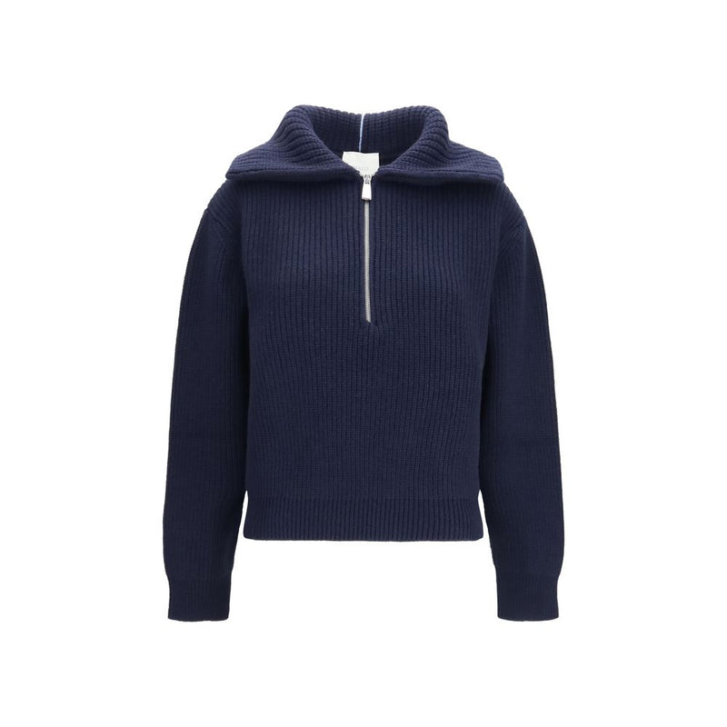 Polo Malo en cachemire bleu