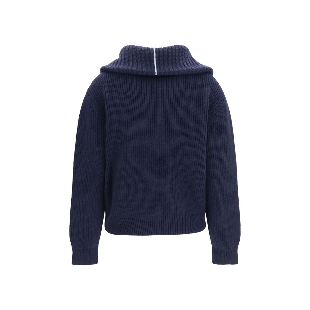 Polo Malo en cachemire bleu