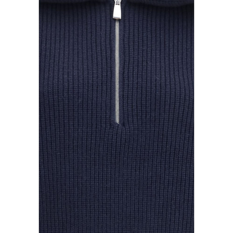 Polo Malo en cachemire bleu
