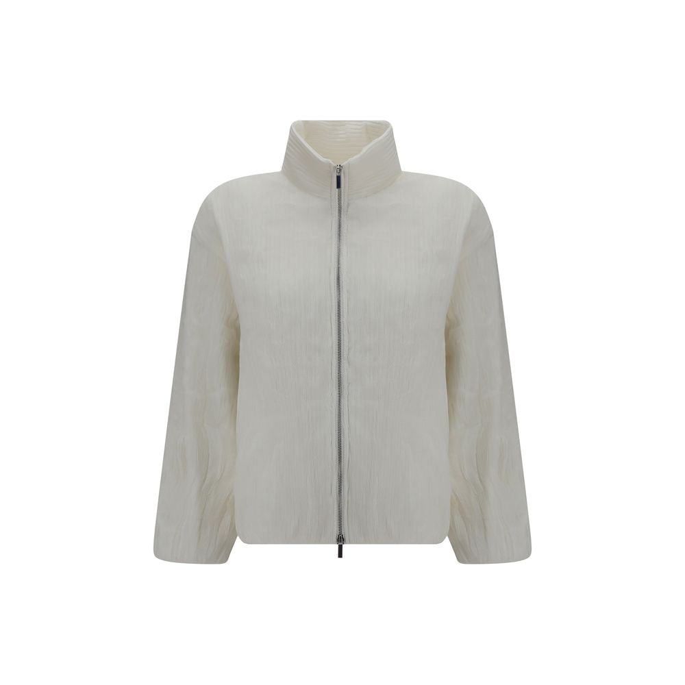 Veste longue en polyester blanc Gongdid Design