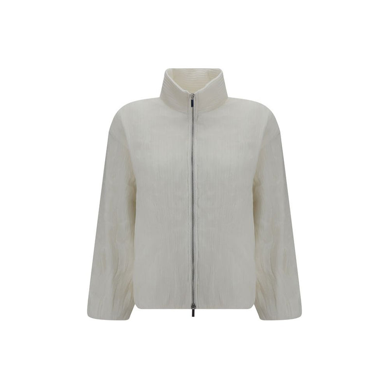 Veste longue en polyester blanc Gongdid Design