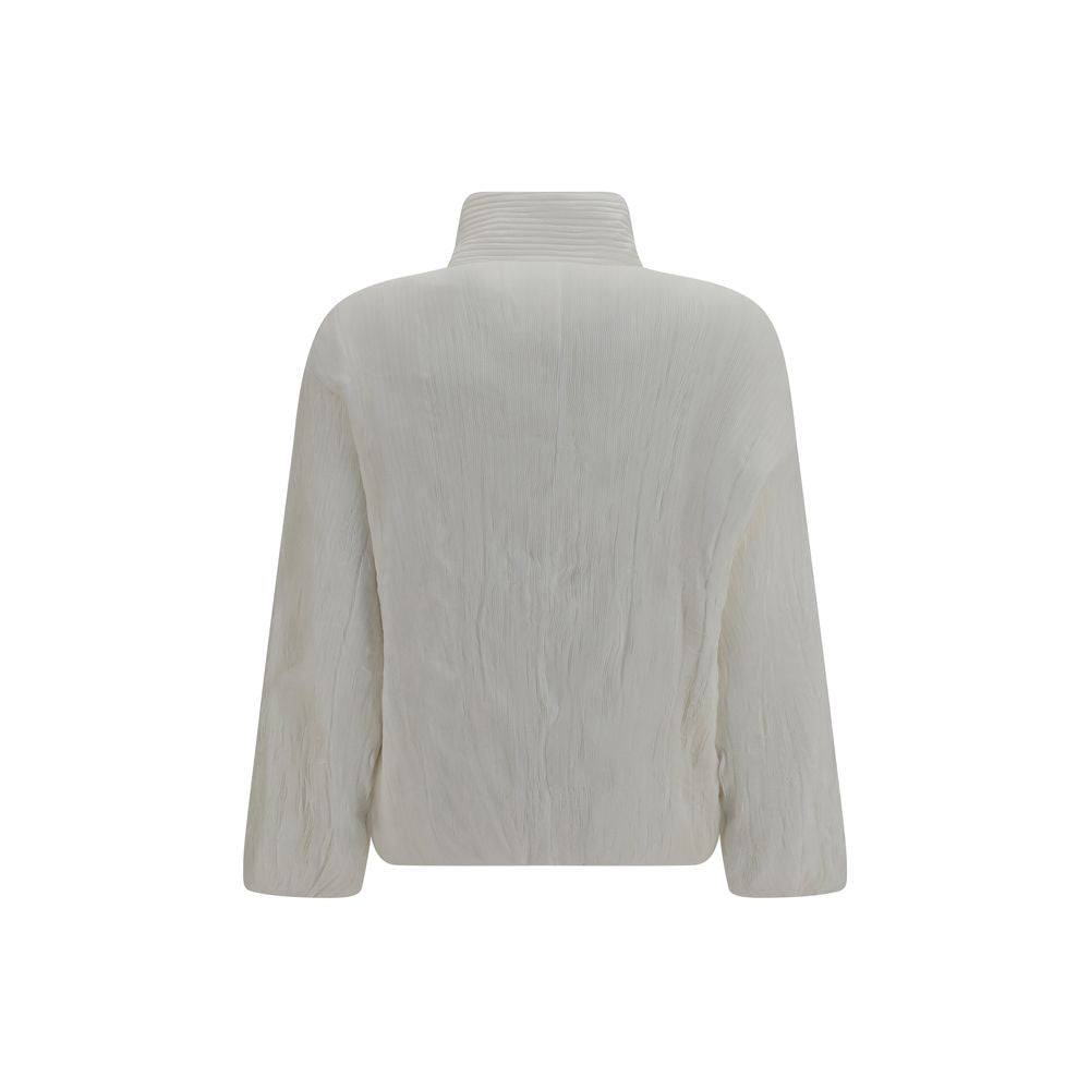Veste longue en polyester blanc Gongdid Design