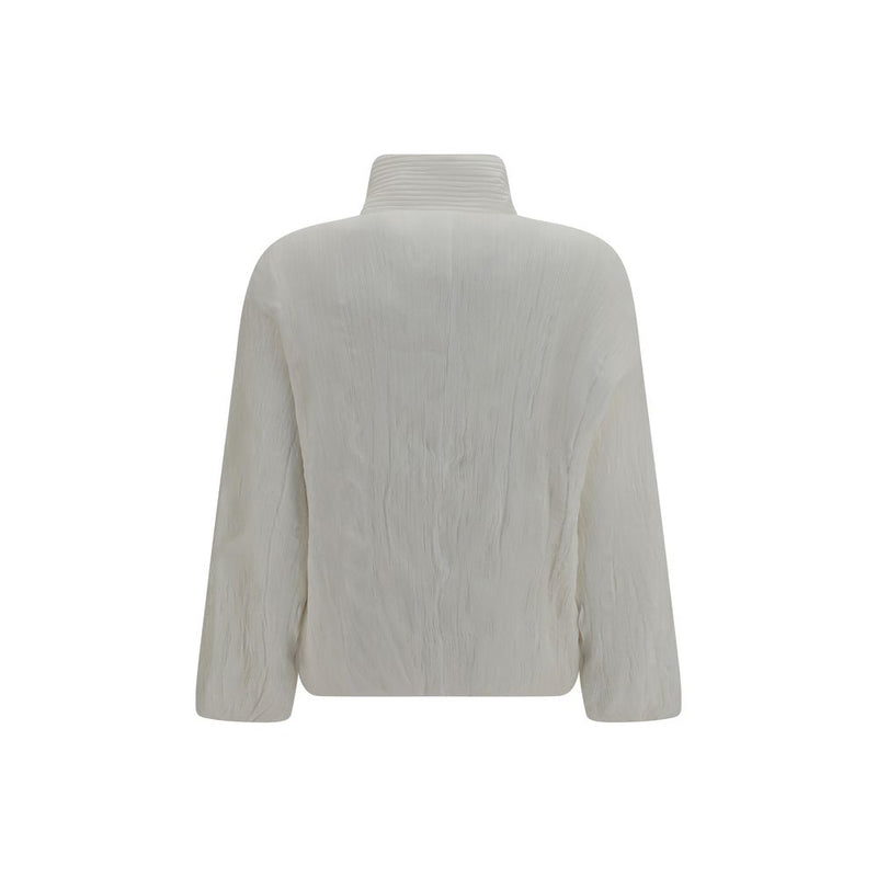 Veste longue en polyester blanc Gongdid Design