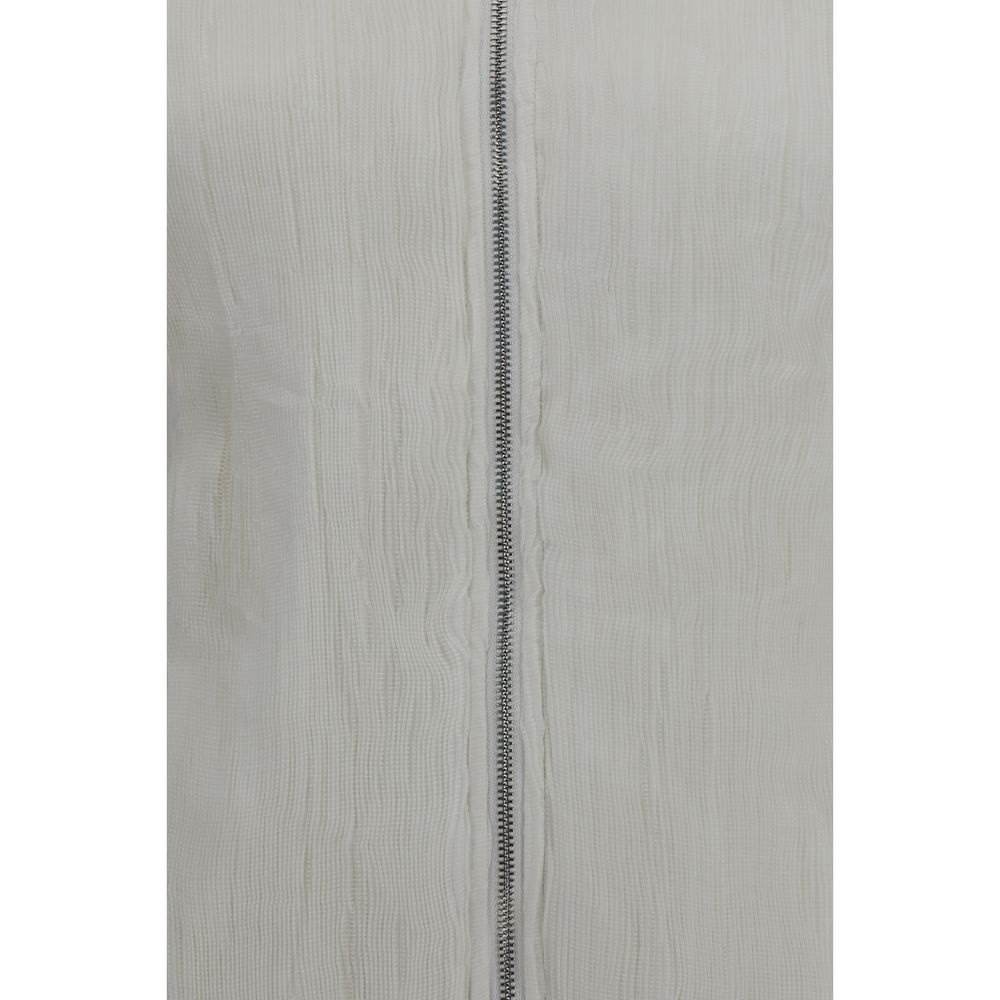 Veste longue en polyester blanc Gongdid Design