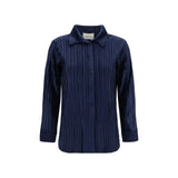 Chemise Gongdid Design en polyester bleu