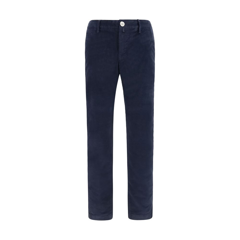Pantalon chino en coton bleu Jacob Cohen