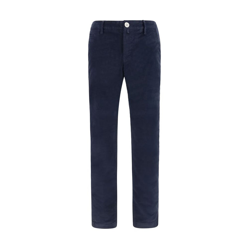 Pantalon chino en coton bleu Jacob Cohen