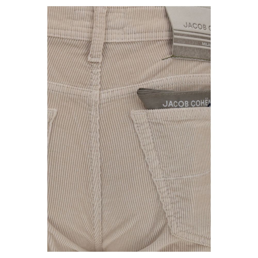 Pantalon décontracté Jacob Cohen en coton beige