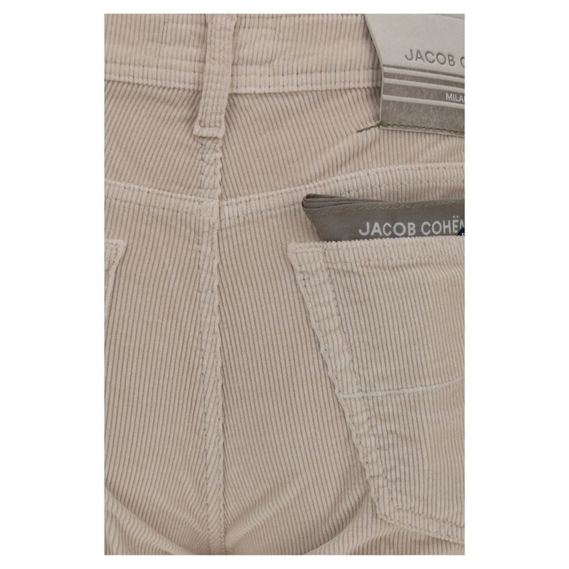 Pantalon décontracté Jacob Cohen en coton beige