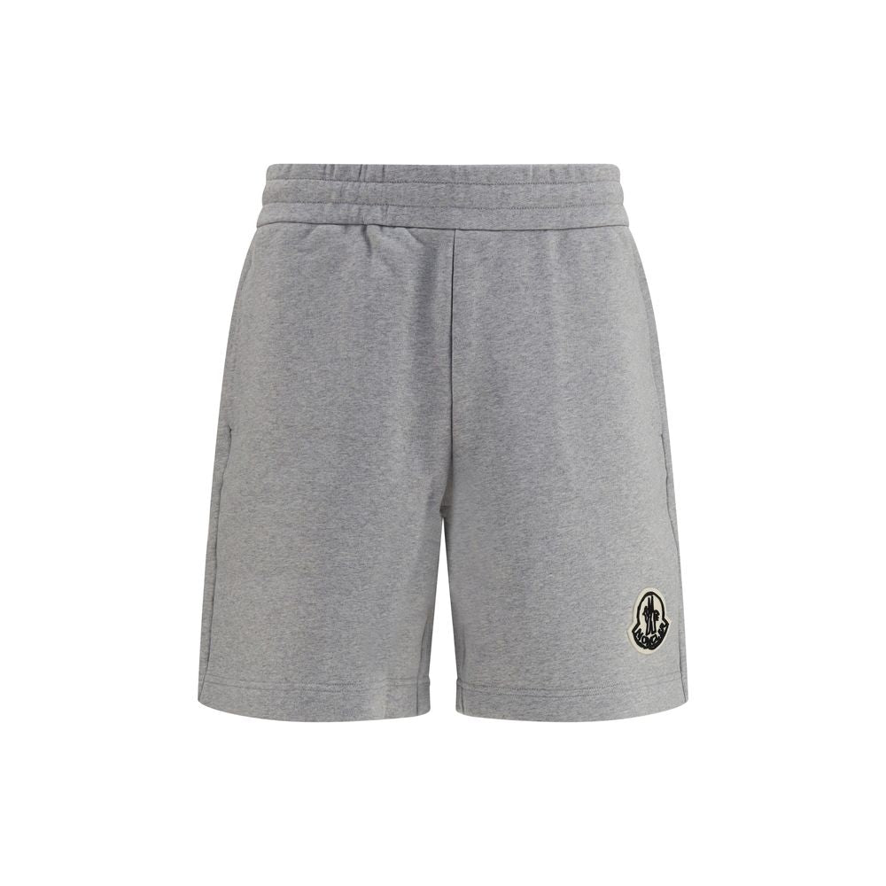 Shorts Bermudas Moncler en coton gris