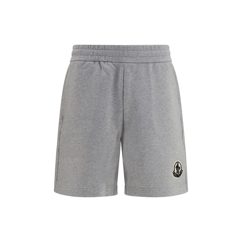 Shorts Bermudas Moncler en coton gris