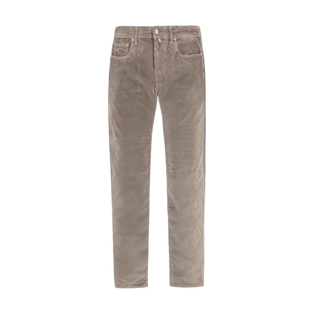 Pantalon en coton marron Jacob Cohen