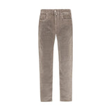 Pantalon en coton marron Jacob Cohen