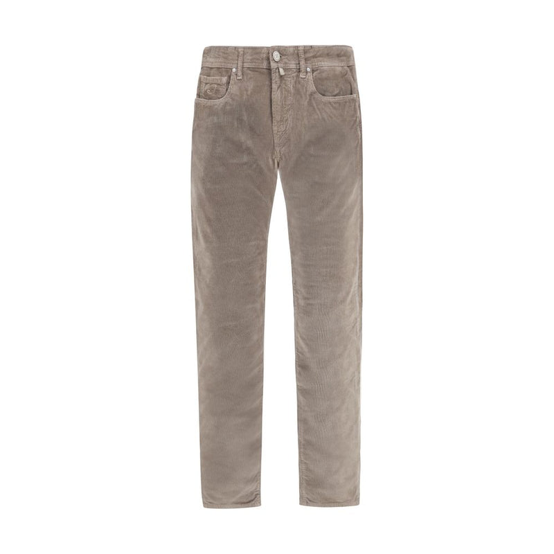 Pantalon en coton marron Jacob Cohen