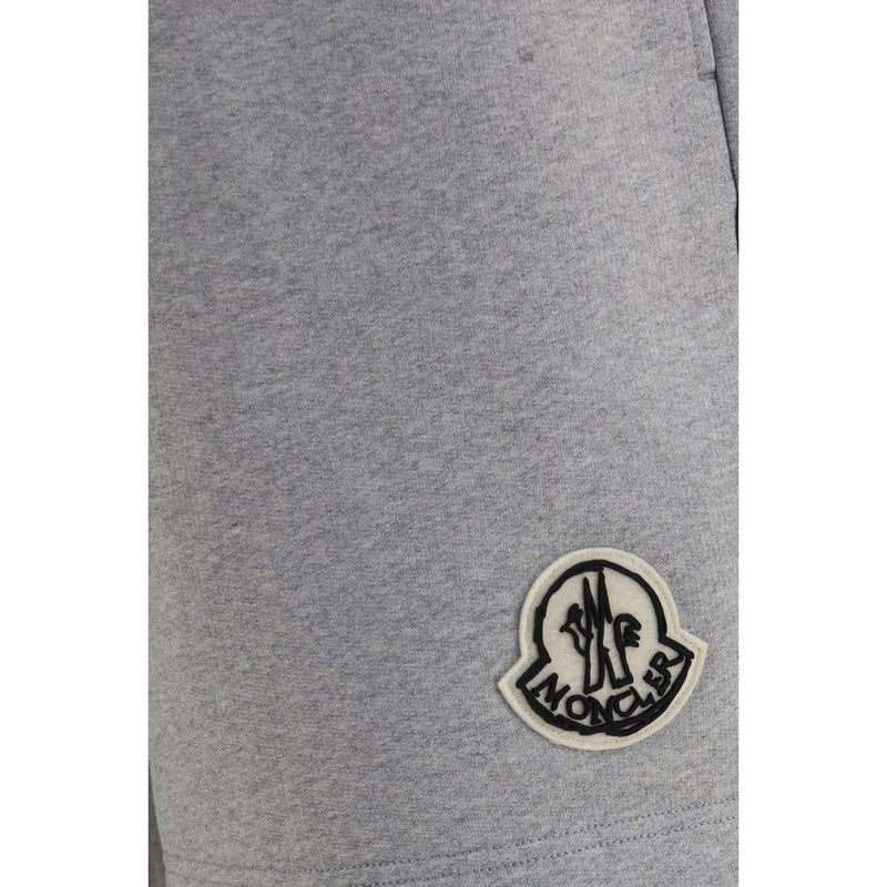 Shorts Bermudas Moncler en coton gris