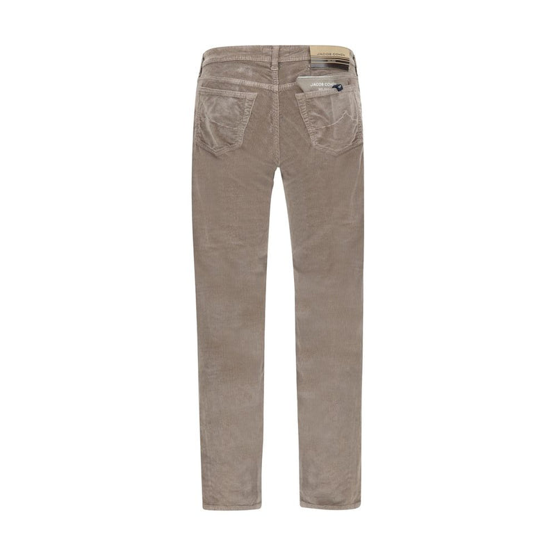 Pantalon en coton marron Jacob Cohen