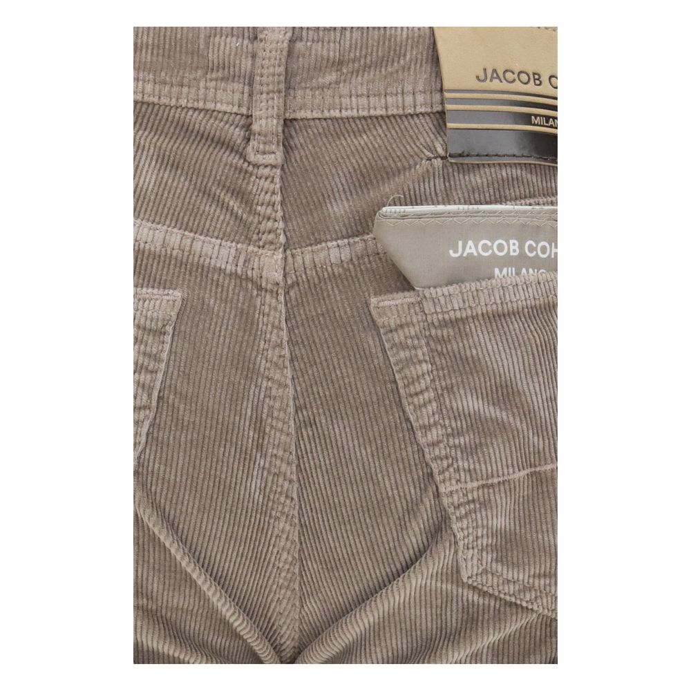 Pantalon en coton marron Jacob Cohen