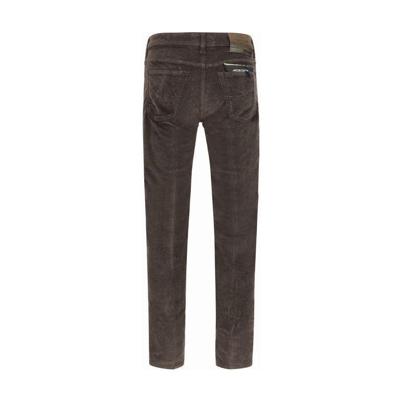 Pantalon décontracté en coton marron Jacob Cohen