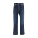 Jean droit en coton bleu Jacob Cohen