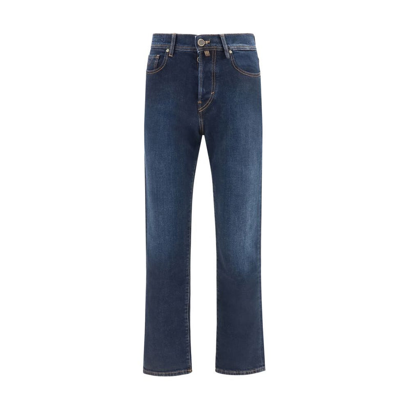 Jean droit en coton bleu Jacob Cohen