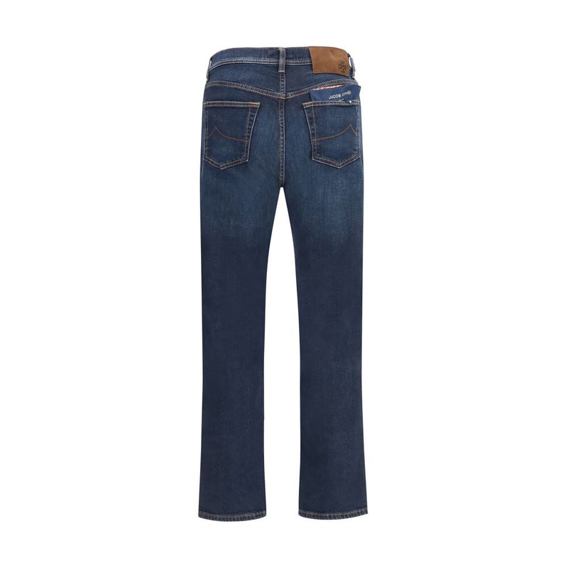 Jean droit en coton bleu Jacob Cohen