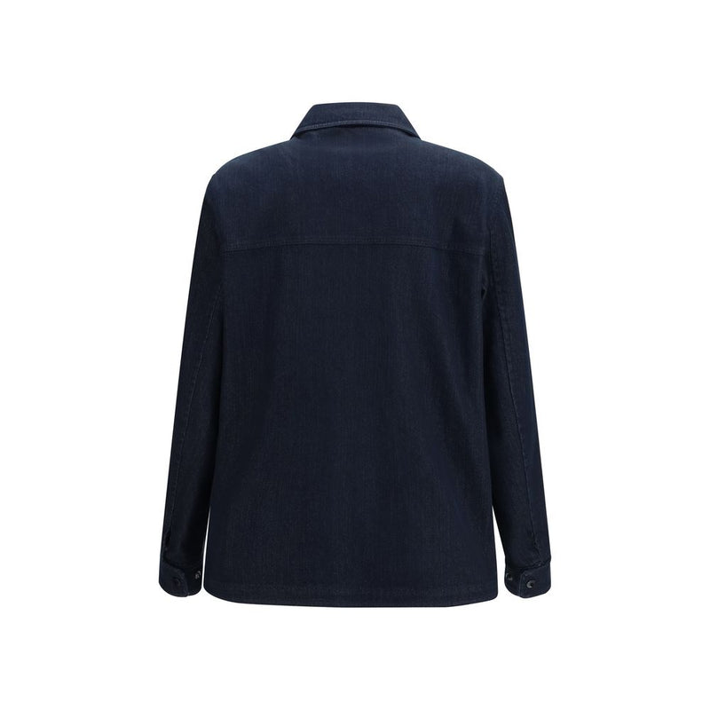 Veste en jean Moncler en coton bleu