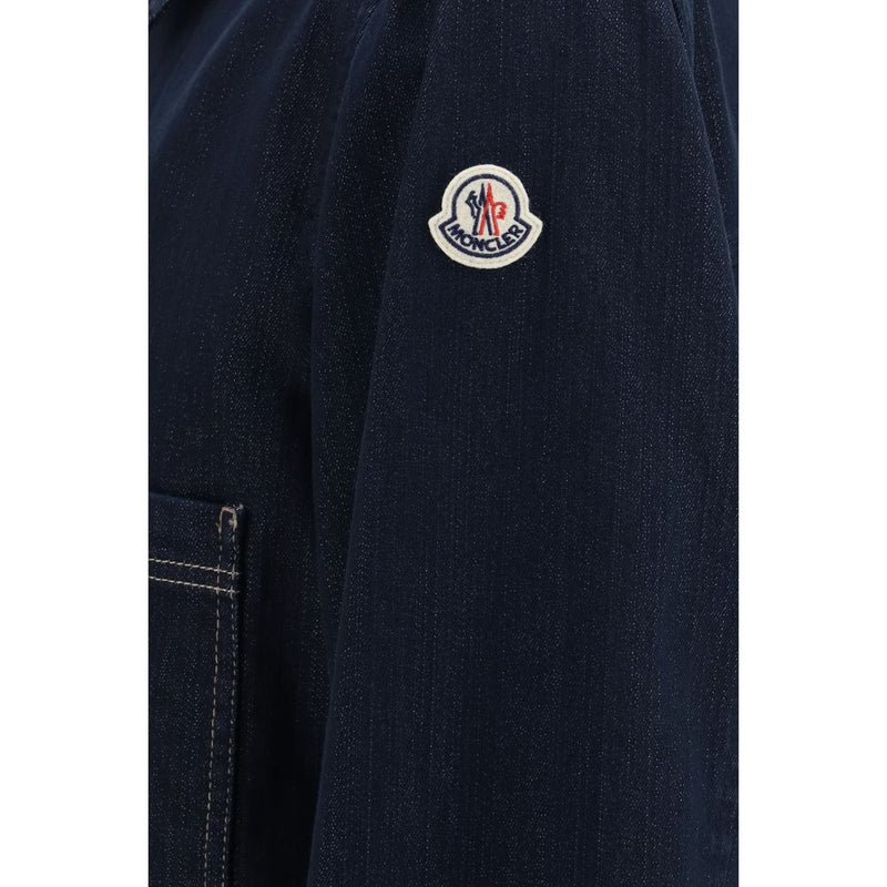 Veste en jean Moncler en coton bleu