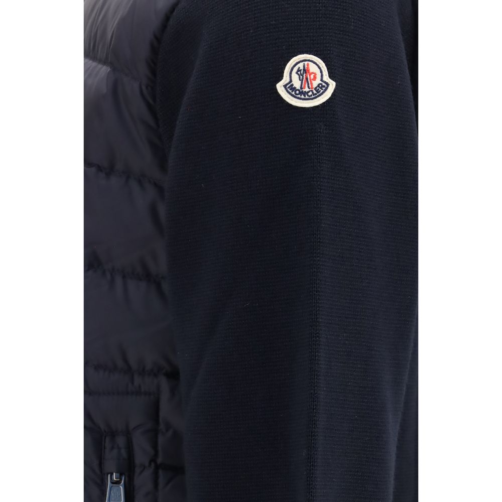 Doudoune longue Moncler en duvet d'oie bleu