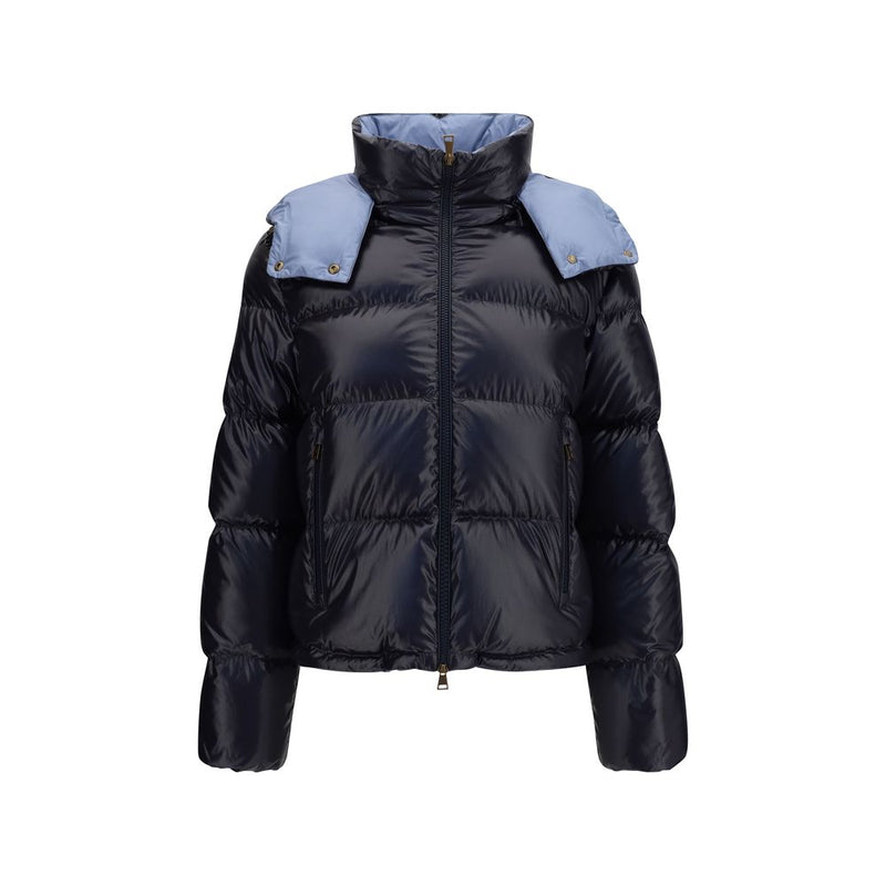 Doudoune longue Moncler en duvet d'oie bleu