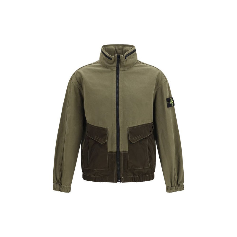 Veste Stone Island Bicolore en Coton