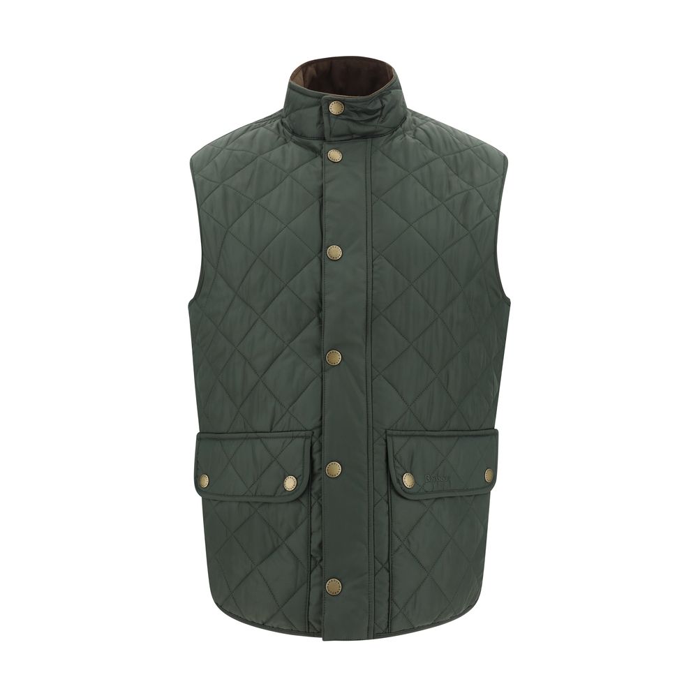 Gilet sans manches Barbour vert en polyamide