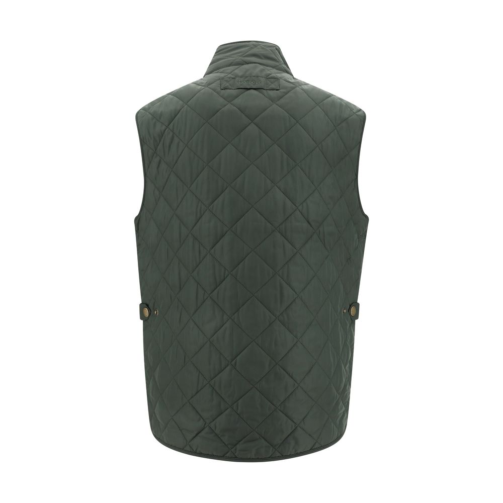 Gilet sans manches Barbour vert en polyamide