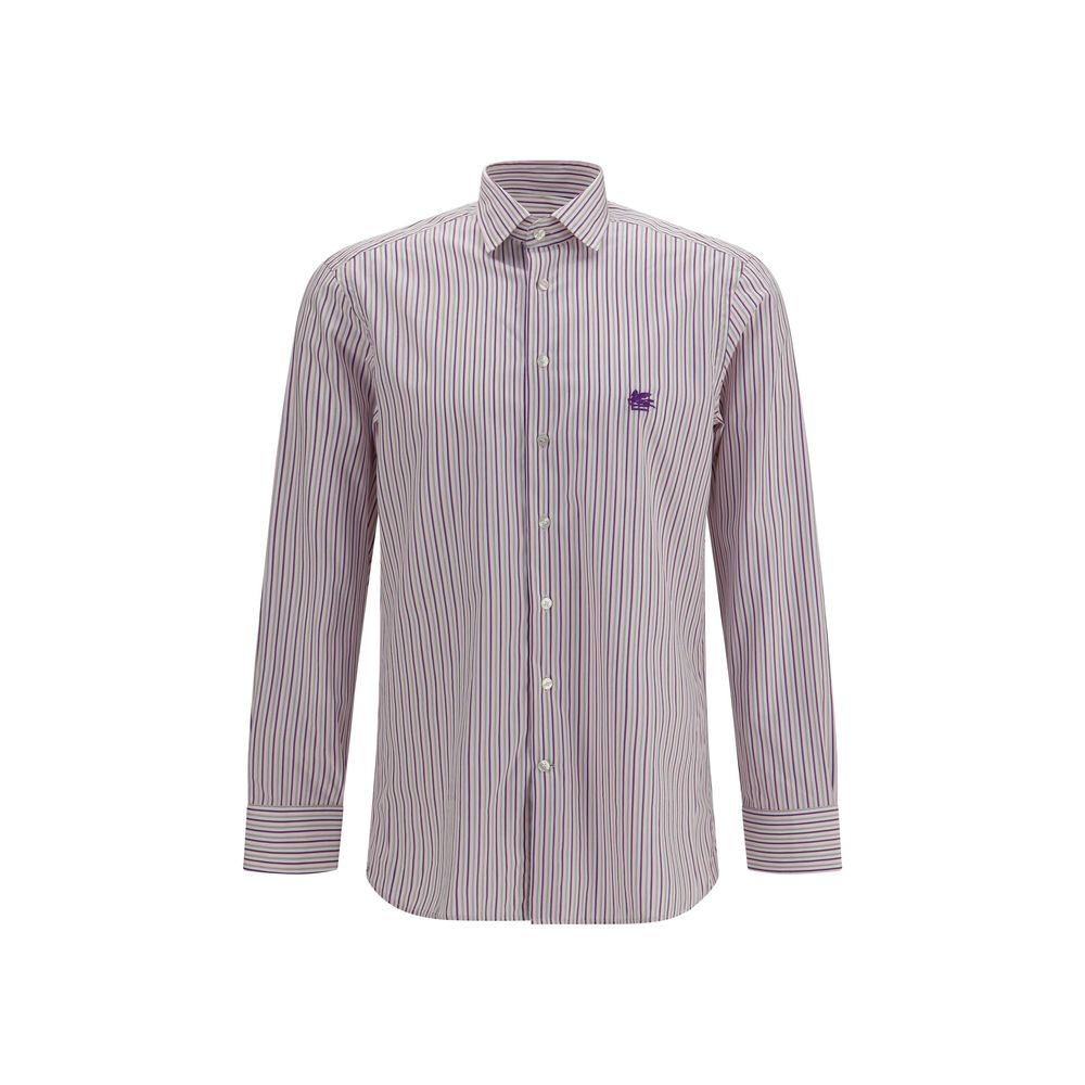 Chemise en coton à motif multicolore Etro