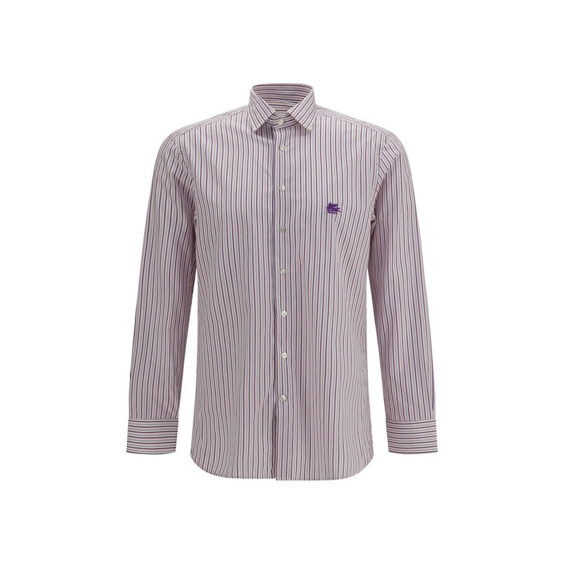 Chemise en coton à motif multicolore Etro