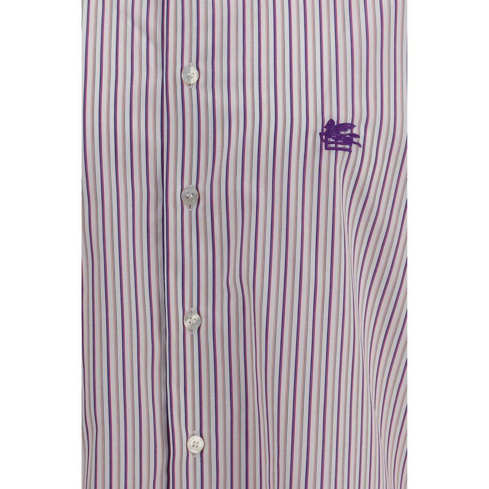 Chemise en coton à motif multicolore Etro