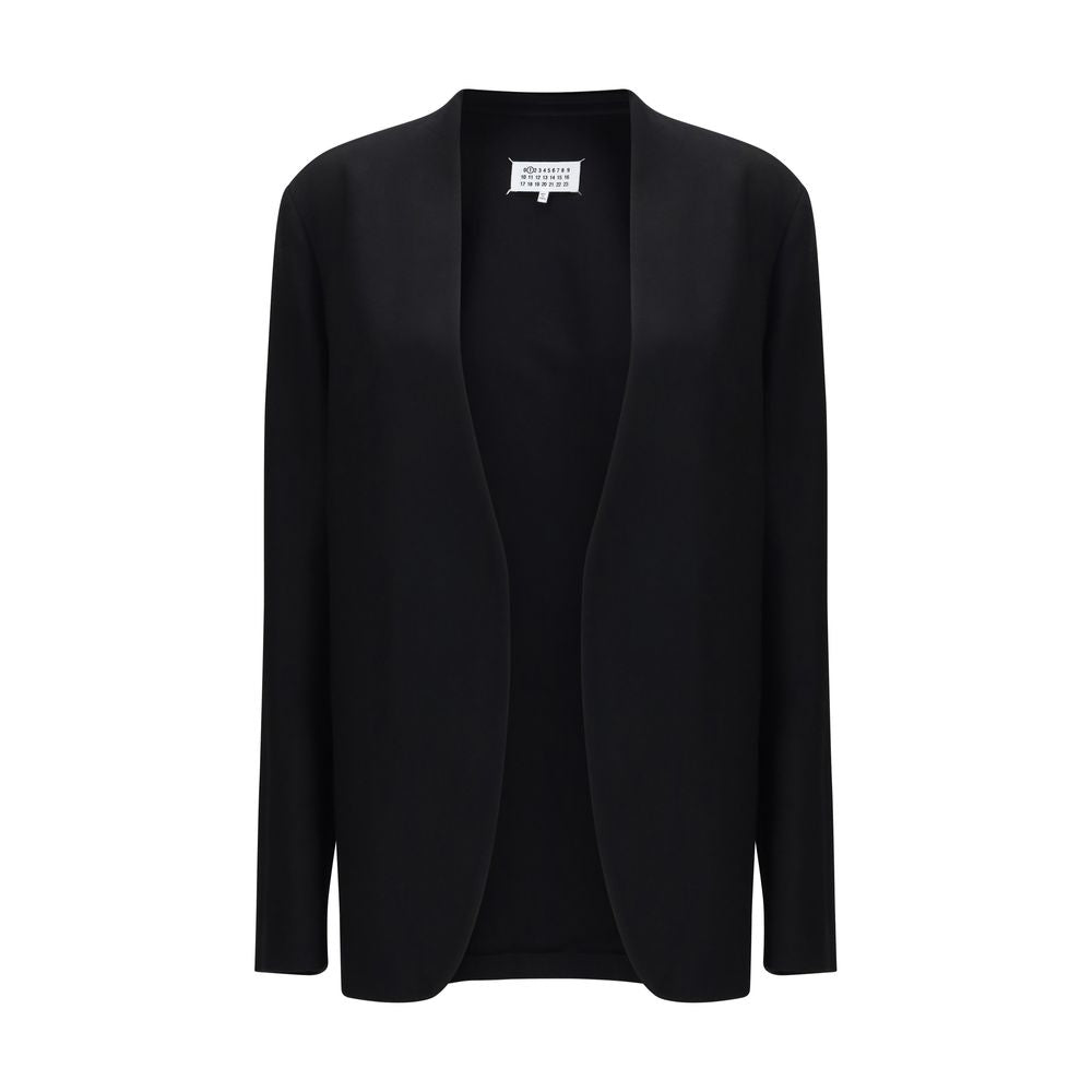 Veste Shell Maison Margiela en Laine Noire Oves Aries