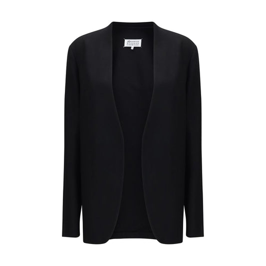 Veste Shell Maison Margiela en Laine Noire Oves Aries