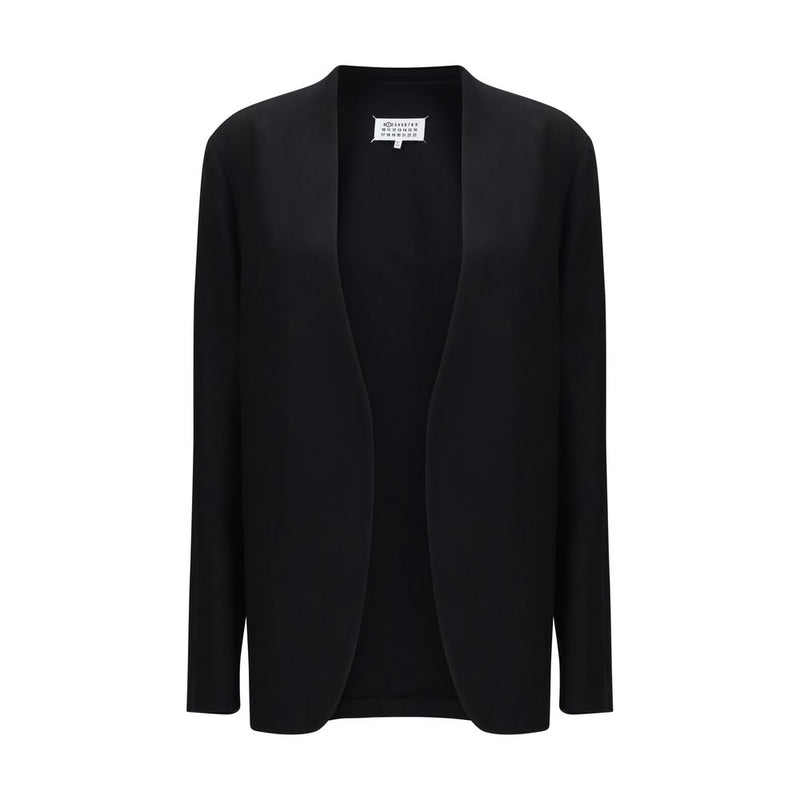 Veste Shell Maison Margiela en Laine Noire Oves Aries